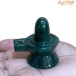 Green Jade Shivling - 2 Inch - ( 74 Gram )