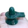 Green Jade Shivling - 2 Inches - ( 87 Grams )
