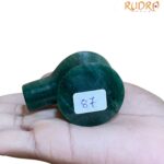 Green Jade Shivling - 2 Inches - ( 87 Grams )