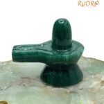 Green Jade Shivling 2.25 Inch ( 113 Gram )