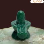 Green Jade Shivling 2.25 Inch ( 113 Gram )