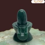 Green Jade Shivling 2.25 Inch ( 120 Gram )