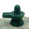 Green Jade Shivling 2.25 Inch ( 128 Gram )