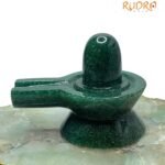 Green Jade Shivling 2.25 Inch ( 150 Gram )
