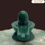 Green Jade Shivling 2.25 Inch ( 150 Gram )