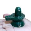 Green Jade Shivling - 2.25 Inches - (100 Grams )