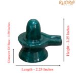 Green Jade Shivling - 2.25 Inches - (100 Grams )