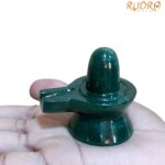 Green Jade Shivling - 2.25 Inches - (100 Grams )