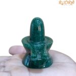 Green Jade Shivling - 2.25 Inches - ( 105 Grams )
