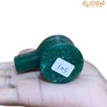 Green Jade Shivling - 2.25 Inches - ( 105 Grams )