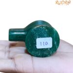 Green Jade Shivling - 2.25 Inches - ( 110 Grams )