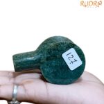 Green Jade Shivling - 2.25 Inches - ( 127 Grams )