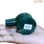 Green Jade Shivling - 2.25 Inches - (147 Gram)