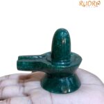 Green Jade Shivling - 2.25 Inches - (147 Gram)