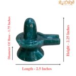 Green Jade Shivling - 2.25 Inches - (147 Gram)