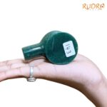 Green Jade Shivling 2.75 Inch ( 143 Gram )