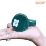 Green Jade Shivling - 2.75 Inches ( 162 Gram )