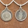 Maha Sudarshan Silver Locket Yantra With Silver Chain
