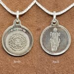 Maha Sudarshan Silver Locket Yantra With Silver chain
