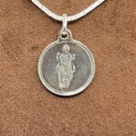 Maha Sudarshan Silver Locket Yantra With Silver Chain