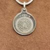 Maha Sudarshan Silver Locket Yantra With Silver Chain