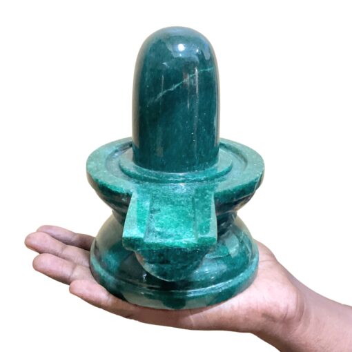 Margatha-Green-Jade-Lingam-5.75-Inches-2150-Grams-MP