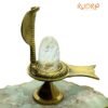 Original Sphatik Lingam 100 Gms With Brass Stand 11 Original Sphatik Lingam 100 Gms With Brass Stand
