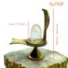Original Sphatik Lingam 100 Gms With Brass Stand 12 Original Sphatik Lingam 100 Gms With Brass Stand