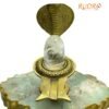 Original Sphatik Lingam 100 Gms With Brass Stand 10 Original Sphatik Lingam 100 Gms With Brass Stand