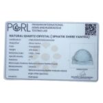 Premium Kurma Sphatik Shree Yantra - Lab certified (2 by 3.25)-475 Grams
