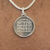 Shani Silver Locket Yantra With Silver Chain