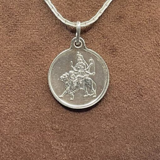 Shree Katyayini Silver Locket Yantra With Silver Chain