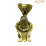 Small Sphatik Lingam With Brass Stand 15 GRAM