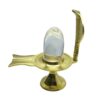 Small Sphatik Lingam With Stands For home Pooja (73 Gm)