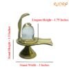 Sphatik Lingam 45 Gm With Brass Stand - 1.75 Inches 10 Sphatik-Lingam-45-Gm-With-Brass-Stand-Rp-C.jpg