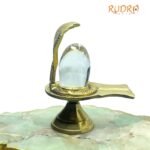 Sphatik Lingam 49 Gm With Brass Stand (2 Inch)