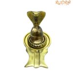 Sphatik Lingam With Brass Stand - 35 Gram