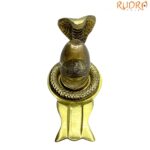 Sphatik Lingam With Brass Stand - 52 Gram
