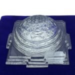 Sphatik Kurma Shree Yantra 1.25 by 3 inches 207 Grams