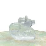 Crystal Sphatik Nandi 1.75 Inches (64 Grams )