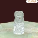 Crystal Sphatik Nandi 1.75 Inches (64 Grams )