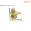 Yellow Jade Shivling 2.25 Inches - 95 Grams