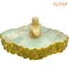 Yellow Jade Shivling 2.25 Inches - 95 Grams