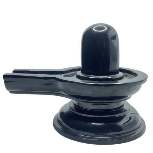 Black Jade Shivling - 2133 Grams ( 5.50 Inch)