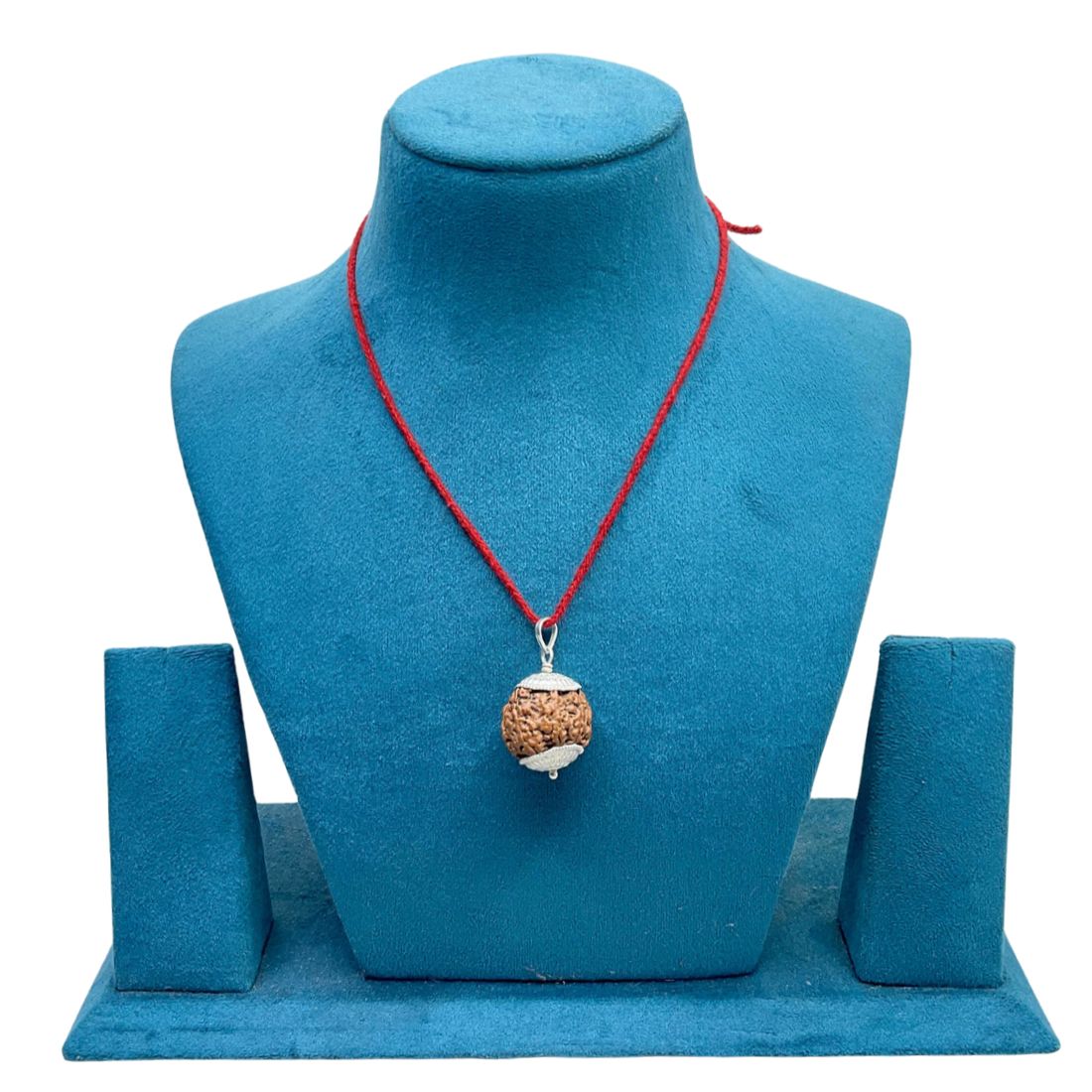 Collector 7 Mukhi Silver Capped Rudraksha Nepal - ( 23.15 MM )