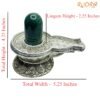 Green Jade Lingam With German Silver Base 4.25 Inches 483 Grams 12 Green-Jade-Lingam-With-German-Silver-Base-4.25-Inches-483-Grams-Rp-C.jpg