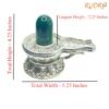 Green Jade Lingam With German Silver Base 4.25 Inches 487 Grams 11 Green-Jade-Lingam-With-German-Silver-Base-4.25-Inches-487-Grams-Rp-C.jpg