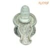 Sphatik Carved Lingam With German Silver Base 3.75 By 5.25 Inches 476 Grams 11 Sphatik-Carved-Lingam-With-German-Silver-Base-3.75-By-5.25-Inches-476-Grams-Fp-C.jpg