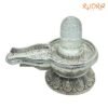 Sphatik Carved Lingam With German Silver Base 4 By 5.25 Inches 480 Grams 12 Sphatik Carved Lingam With German Silver Base 4 By 5.25 Inches 480 Grams