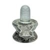 Sphatik Carved Lingam With German Silver Base 4 By 5.25 Inches 480 Grams 29 Sphatik-Carved-Lingam-With-German-Silver-Base-4-By-5.25-Inches-480-Grams-Mp-C.jpg